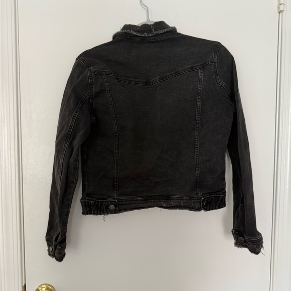 ZARA Charcoal Denim Jacket - Picture 5 of 7